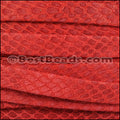 10mm flat SAVANNAH leather RED - meter