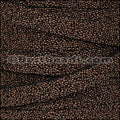 10mm flat SEED BEAD leather BROWN - 1 meter