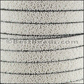10mm flat SEED BEAD leather WHITE - 1 meter