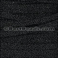 5mm flat SEED BEAD leather BLACK - 1 meter