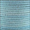 5mm flat SEED BEAD leather LIGHT BLUE - 1 meter