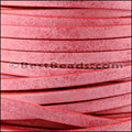 5mm flat VINTAGE MEDITERRANEAN leather RED - meter