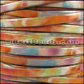5mm flat WATERCOLOR leather BRUSHED - meter