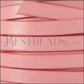 10mm flat leather CANDY ROSE - meter