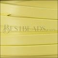 10mm flat leather CANDY LEMON - meter