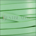 10mm flat leather CANDY MINT - meter