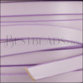 10mm flat leather CANDY LILAC - meter