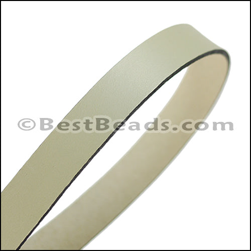 15mm flat leather CEMENT - approx. 3 feet