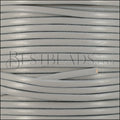 3mm flat leather CANDY GREY - meter