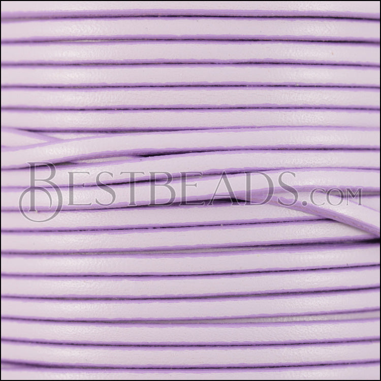 3mm flat leather CANDY LILAC - meter