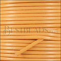 3mm flat leather CANDY MANGO - meter