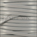 5mm flat leather CANDY GREY - meter