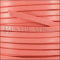 5mm flat leather CANDY CORAL - meter