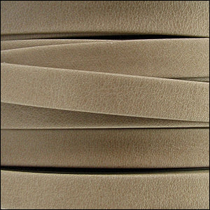 10mm flat ARIZONA leather SAND - meter