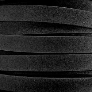 10mm flat ARIZONA leather BLACK - meter
