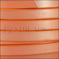 10mm flat leather CANDY SHIMMER ORANGE - meter