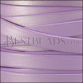 10mm flat leather CANDY SHIMMER LILAC - meter