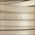 10mm flat leather CANDY SHIMMER CHAMPAGNE - meter