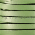 10mm flat leather CANDY SHIMMER GREEN - meter