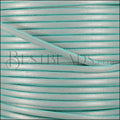 3mm flat leather CANDY SHIMMER TURQUOISE - meter