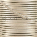 3mm flat leather CANDY SHIMMER CHAMPAGNE - meter