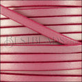 5mm flat leather CANDY SHIMMER FUCHSIA - meter