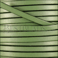 5mm flat leather CANDY SHIMMER GREEN - meter
