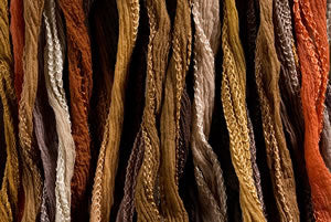 FAIRY Ribbon Mix - Bundle of 25 Mixed Strands Color: EARTH