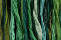 FAIRY Ribbon Mix - Bundle of 25 Mixed Strands Color: GREEN