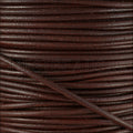 4mm Round Italian Leather WHISKEY - 10m SPOOL