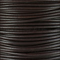 4mm Round Italian Leather BROWN - 10m SPOOL