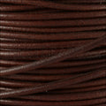 5mm Round Italian Leather WHISKEY - 10m SPOOL