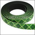 10mm flat FANTASY band GREEN DIAMOND - 1 meter