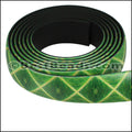 15mm flat FANTASY band GREEN DIAMOND - 1 meter