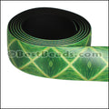 25mm flat FANTASY band GREEN DIAMOND - 1 meter