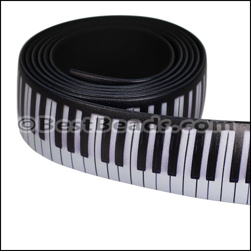 25mm Flat FANTASY band PIANO KEYS - 1 meter