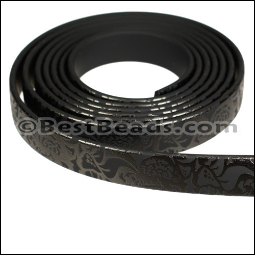 10mm flat GLOSSY band STYLE 1 - 1 meter