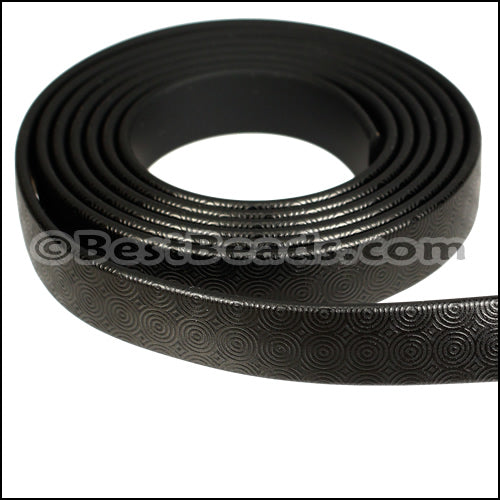 10mm flat GLOSSY band STYLE 2 - 1 meter