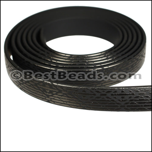 10mm flat GLOSSY band STYLE 4 - 1 meter