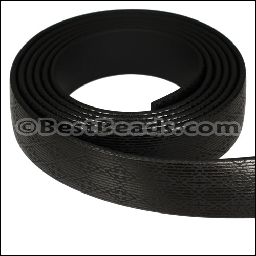 15mm flat GLOSSY band STYLE 4 - 1 meter
