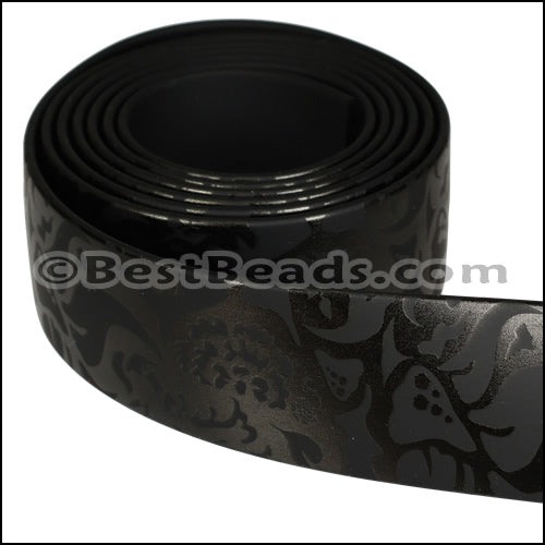 25mm flat GLOSSY band STYLE 1 - 1 meter