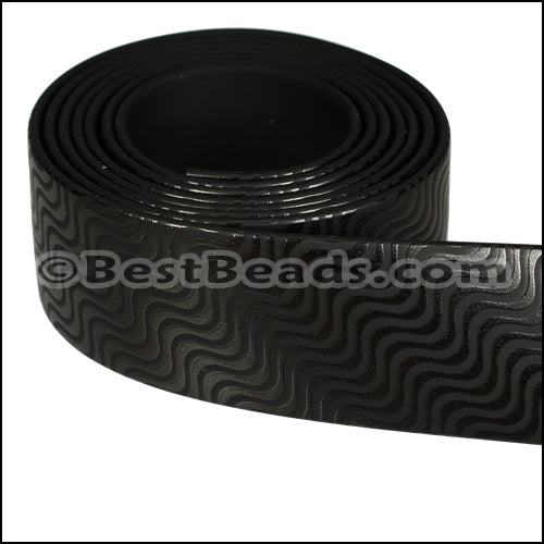 25mm flat GLOSSY band STYLE 3 - 1 meter