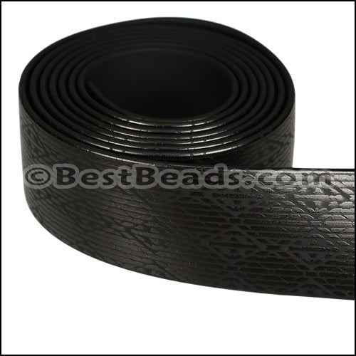 25mm flat GLOSSY band STYLE 4 - 1 meter