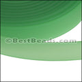 10mm flat JELLY band LT. GREEN - 2m COIL