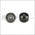 6mm Brass Ball Bead GUNMETAL - 10 pcs