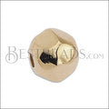 2mm round ORGANIC Bead GOLD - 10 pcs