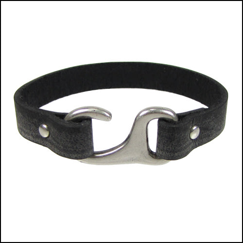 Multi J HOOK connector clasp ANT COPPER - 10 pcs