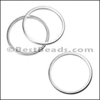 multi SLIDE LOOPS clasp ANT SILVER - 10 pcs