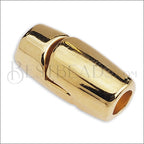 4mm round BASIC magnetic clasp GOLD - 10 pcs