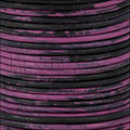 2mm round Indian leather - PINK & BLACK - 25m SPOOL